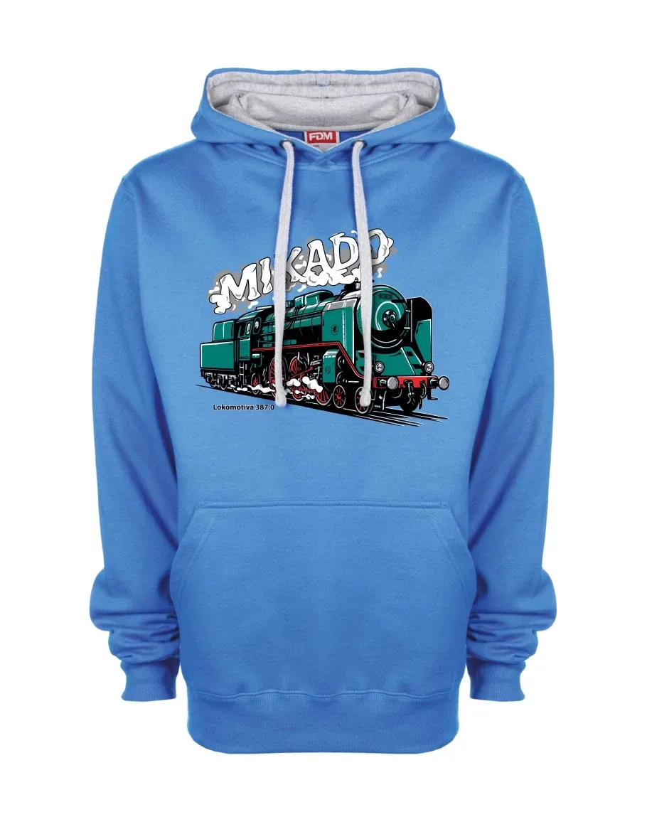 Felpa grigio-blu Locomotiva 387.0 “MIKADO”