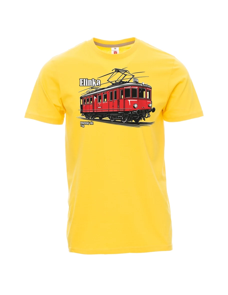 Maglia da uomo gialla Automotrice elettrica M 400 “Elinka”