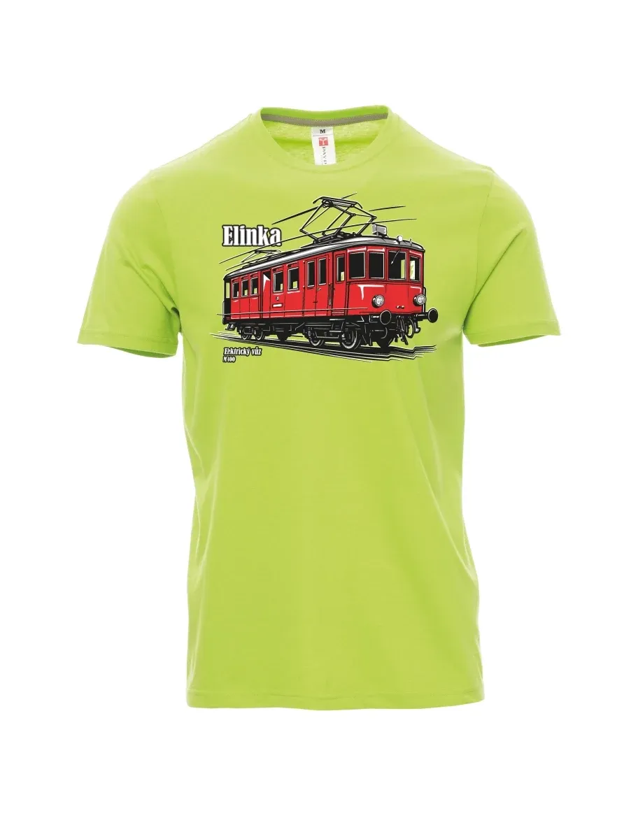 Maglia da uomo verde chiaro Automotrice elettrica M 400 “Elinka”
