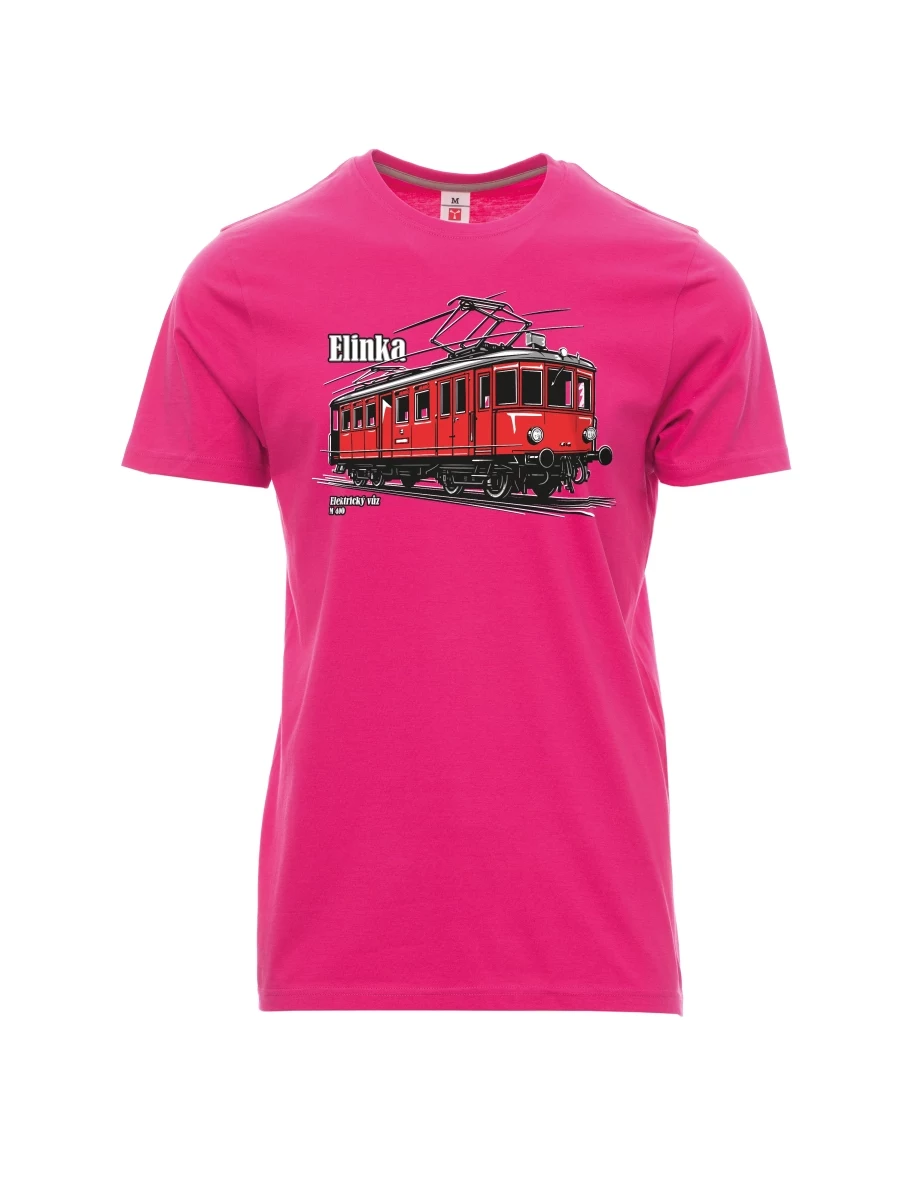 Maglia da uomo rosa Automotrice elettrica M 400 “Elinka”