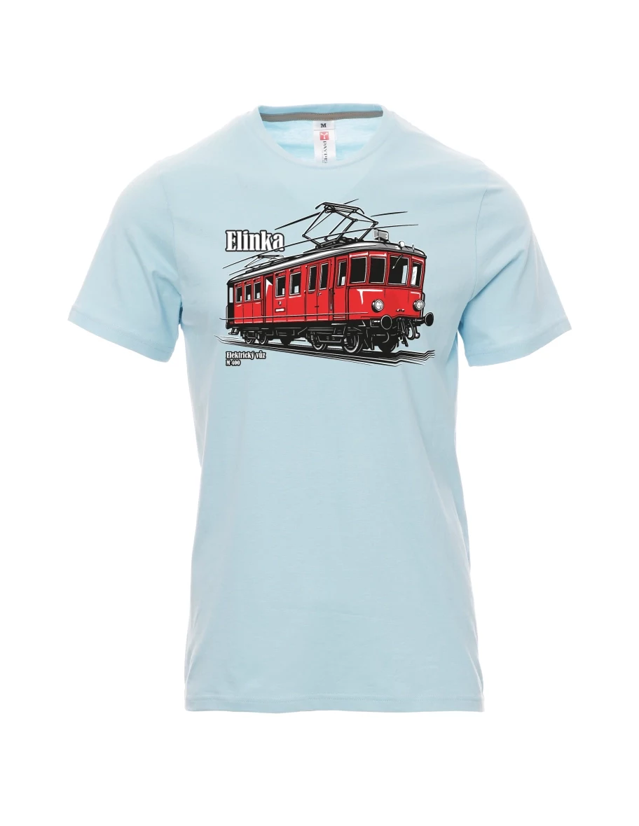 Maglia da uomo blu pallido Automotrice elettrica M 400 “Elinka”