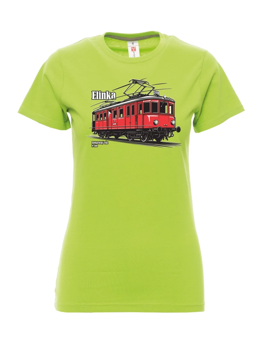 Maglia da donna colore lime Automotrice elettrica M 400 “Elinka”