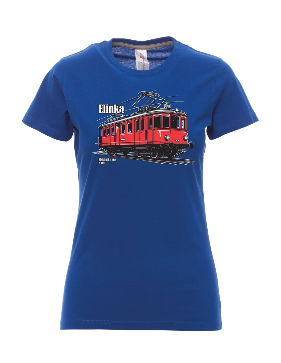 Maglia da donna blu reale Automotrice elettrica M 400 “Elinka”