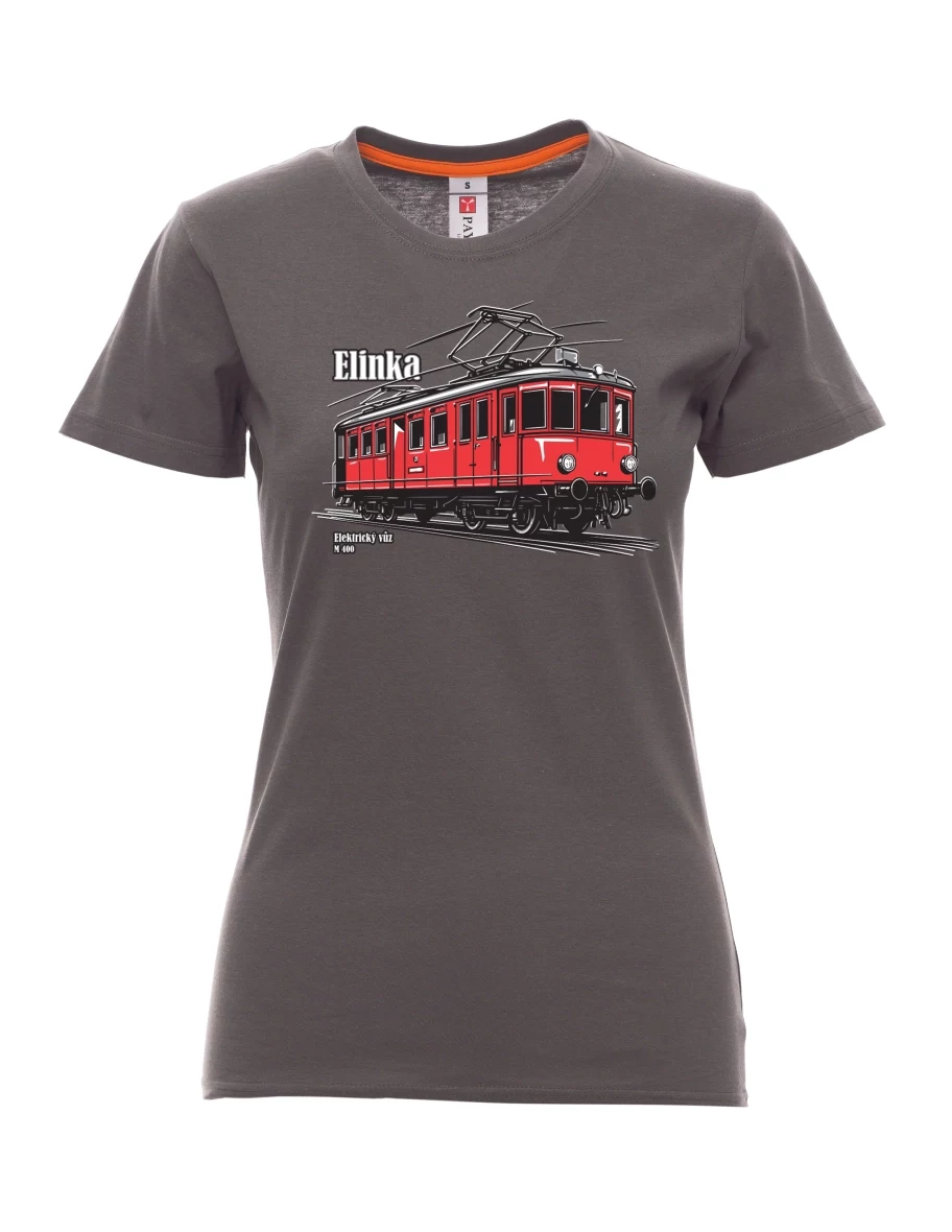 Maglia da donna colore del fumo Automotrice elettrica M 400 “Elinka”