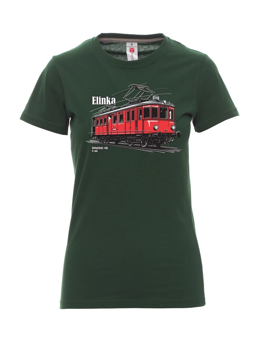 Maglia da donna verde scuro Automotrice elettrica M 400 “Elinka”