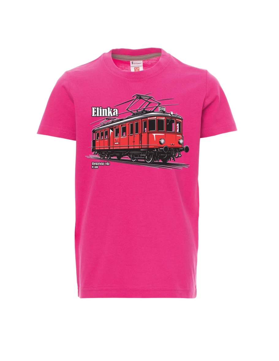 Maglia da bambino rosa Automotrice elettrica M 400 “Elinka”