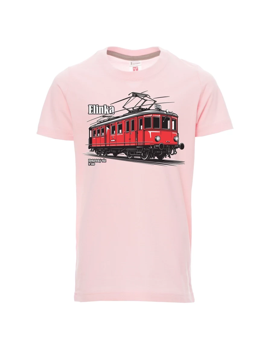Maglia da bambino rosa chiaro Automotrice elettrica M 400 “Elinka”