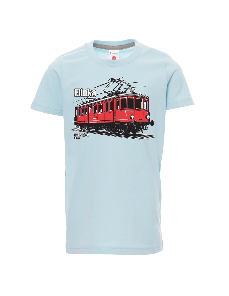 Maglia da bambino blu pallido Automotrice elettrica M 400 “Elinka”