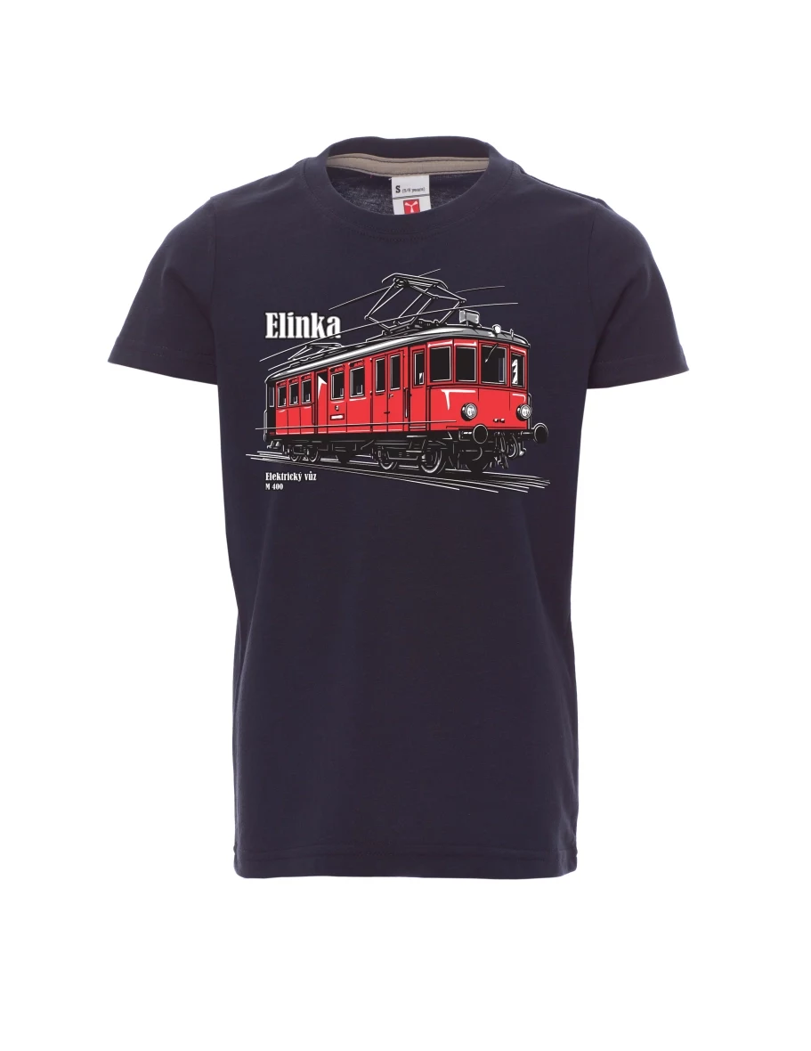 Maglia da bambino navy Automotrice elettrica M 400 “Elinka”
