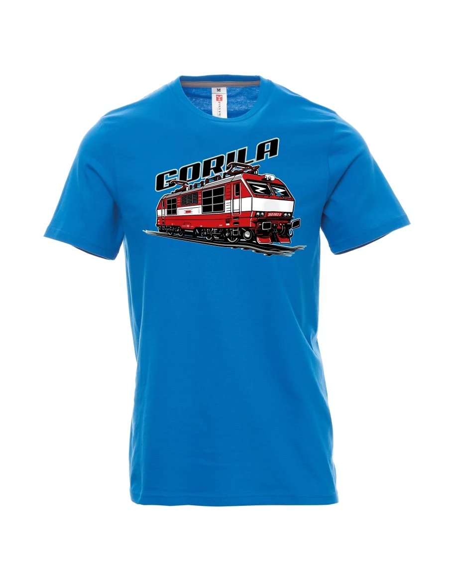 Maglia da uomo blu chiaro Locomotiva 350 “Gorila”