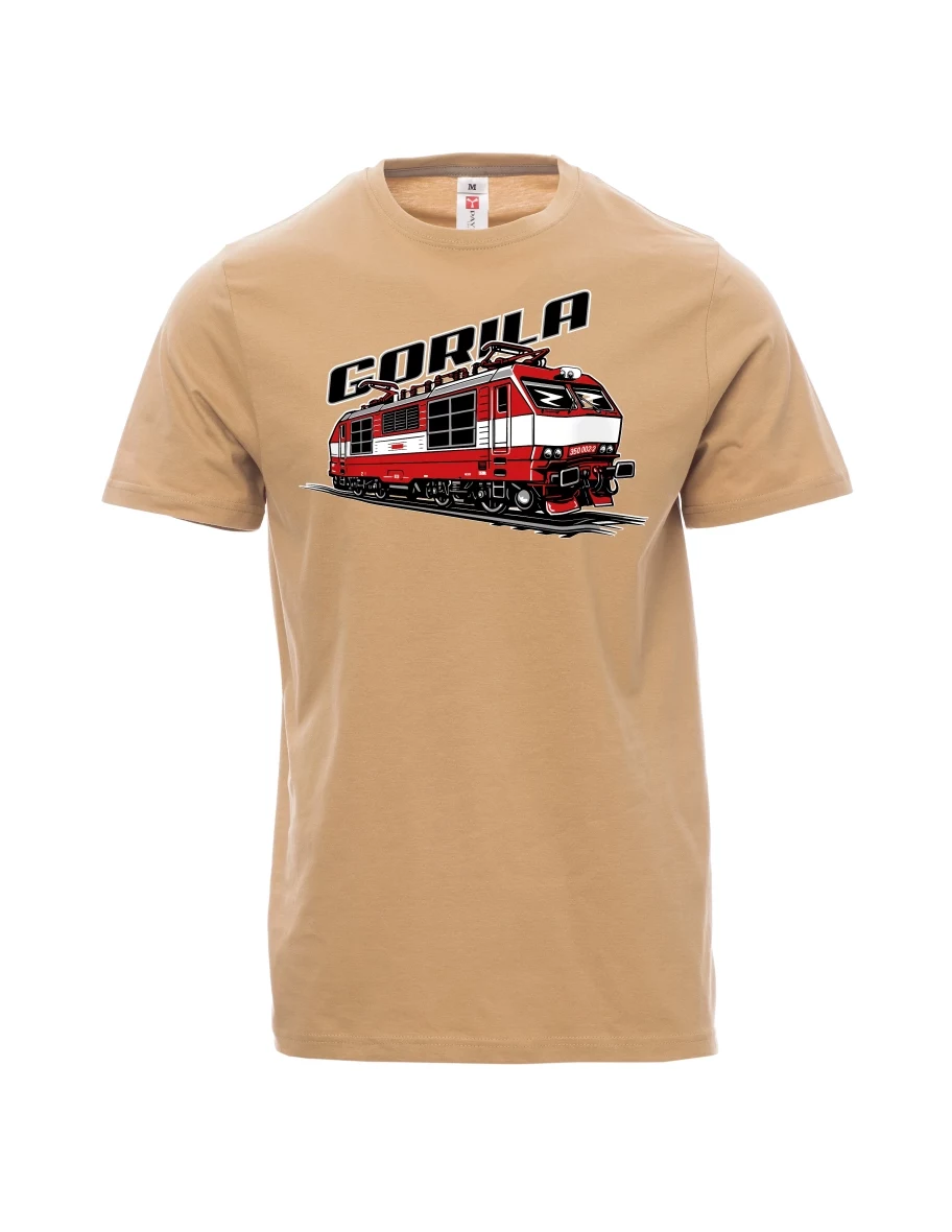Maglia da uomo marrone Locomotiva 350 “Gorila”
