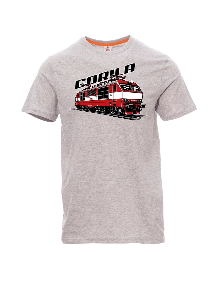 Maglia da uomo grigio melange Locomotiva 350 “Gorila”