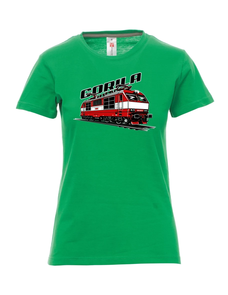 Maglia da donna verde Locomotiva 350 “Gorila”