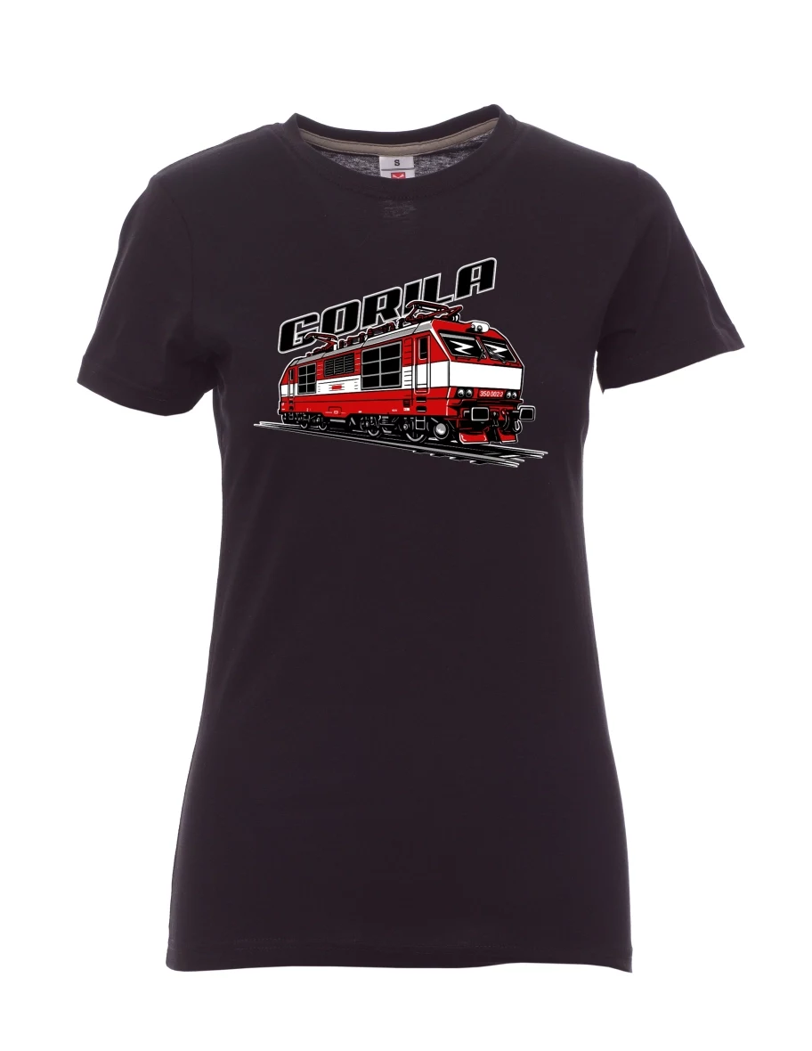 Maglia da donna nera Locomotiva 350 “Gorila”
