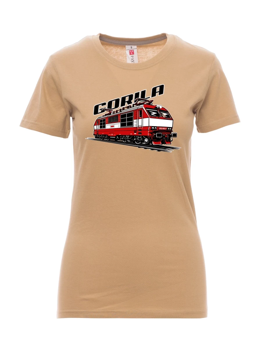 Maglia da donna marrone Locomotiva 350 “Gorila”