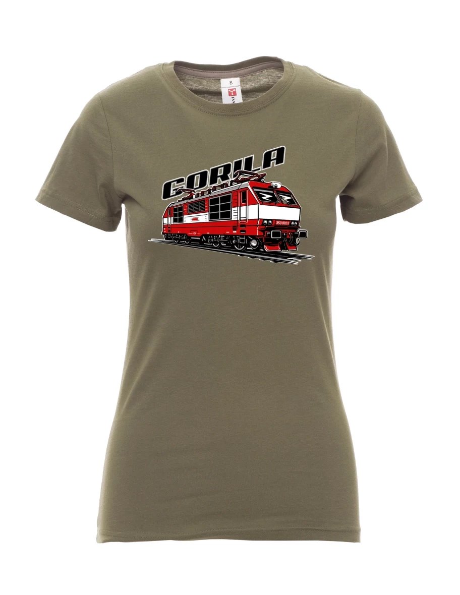 Maglia da donna cachi Locomotiva 350 “Gorila”