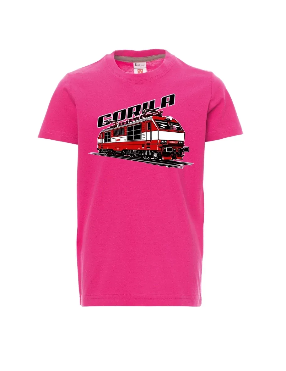 Maglia da bambino rosa Locomotiva 350 “Gorila”