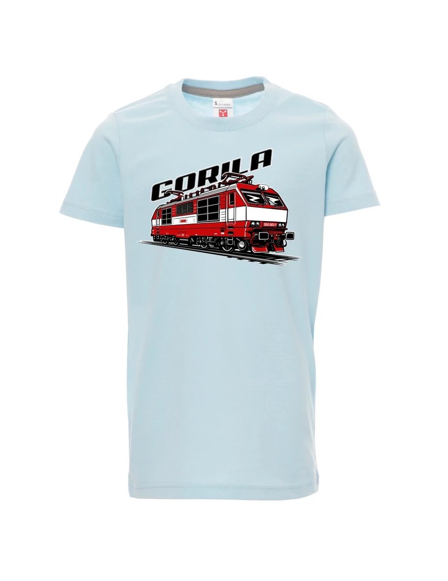 Maglia da bambino blu pallido Locomotiva 350 “Gorila”