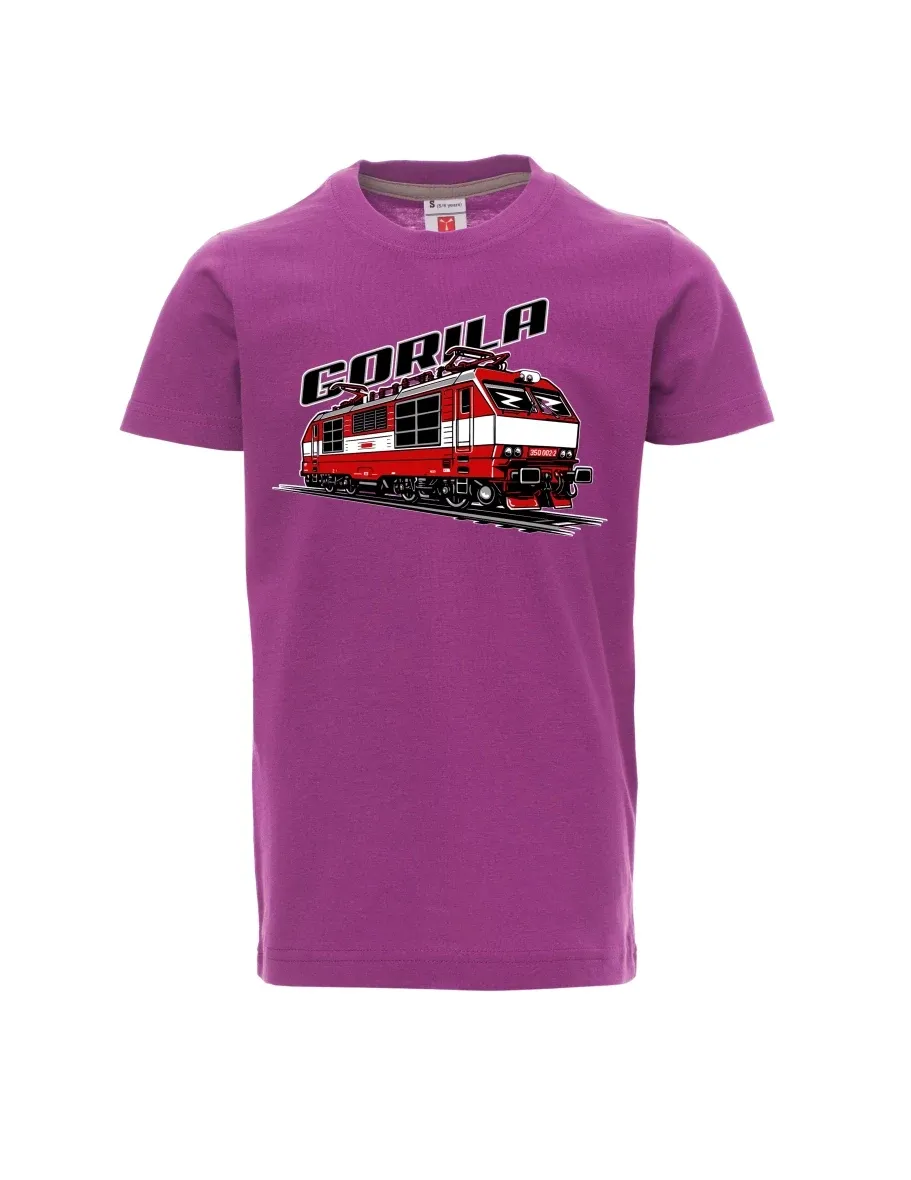Maglia da bambino viola Locomotiva 350 “Gorila”