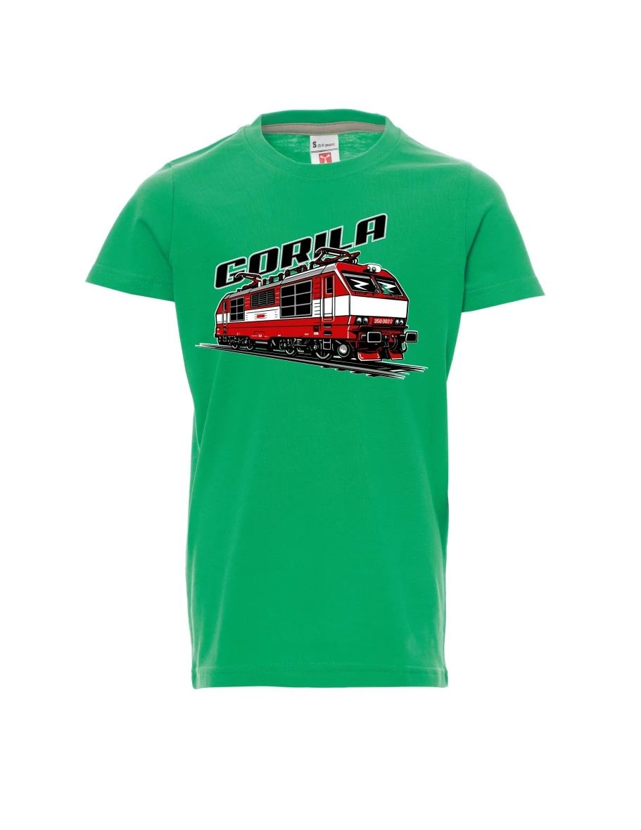Maglia da bambino verde Locomotiva 350 “Gorila”