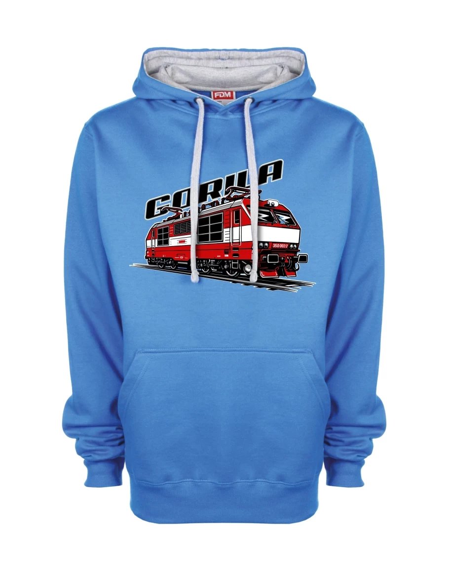 Felpa grigio-blu Locomotiva 350 “Gorila”