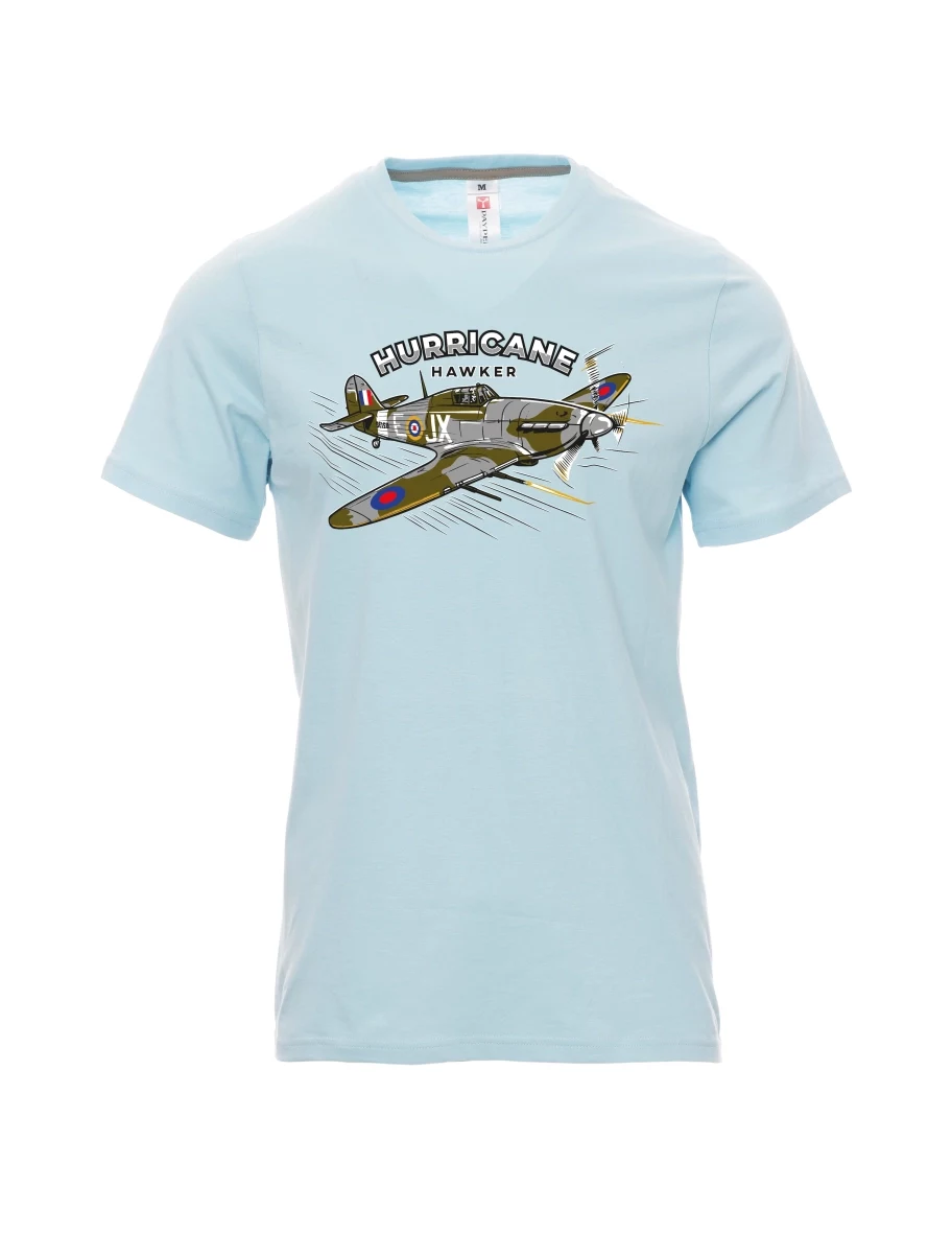 Maglia da uomo blu pallido Aereo Hurricane Hawker