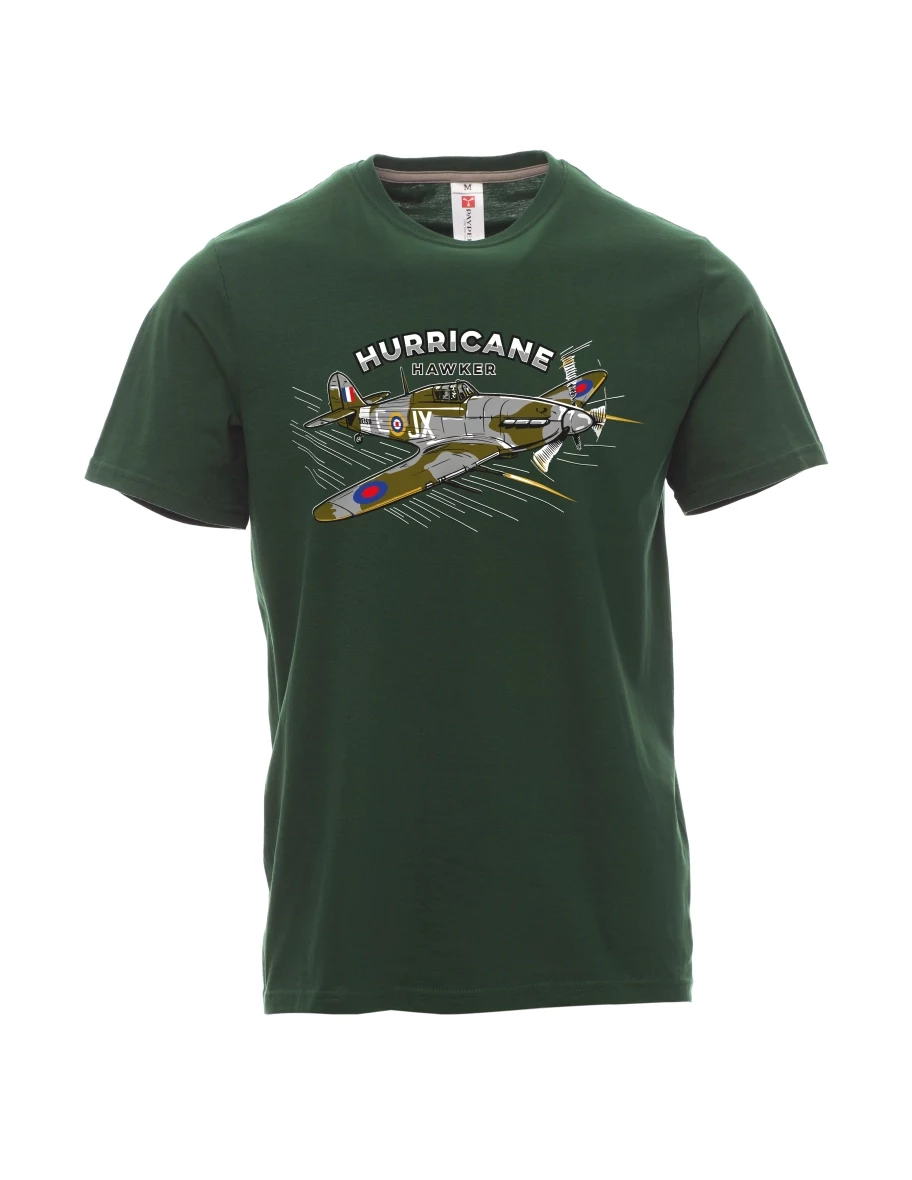 Maglia da uomo verde scuro Aereo Hurricane Hawker