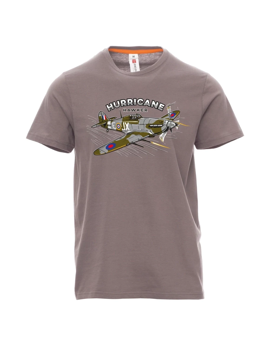 Maglia da uomo grigio acciaio Aereo Hurricane Hawker