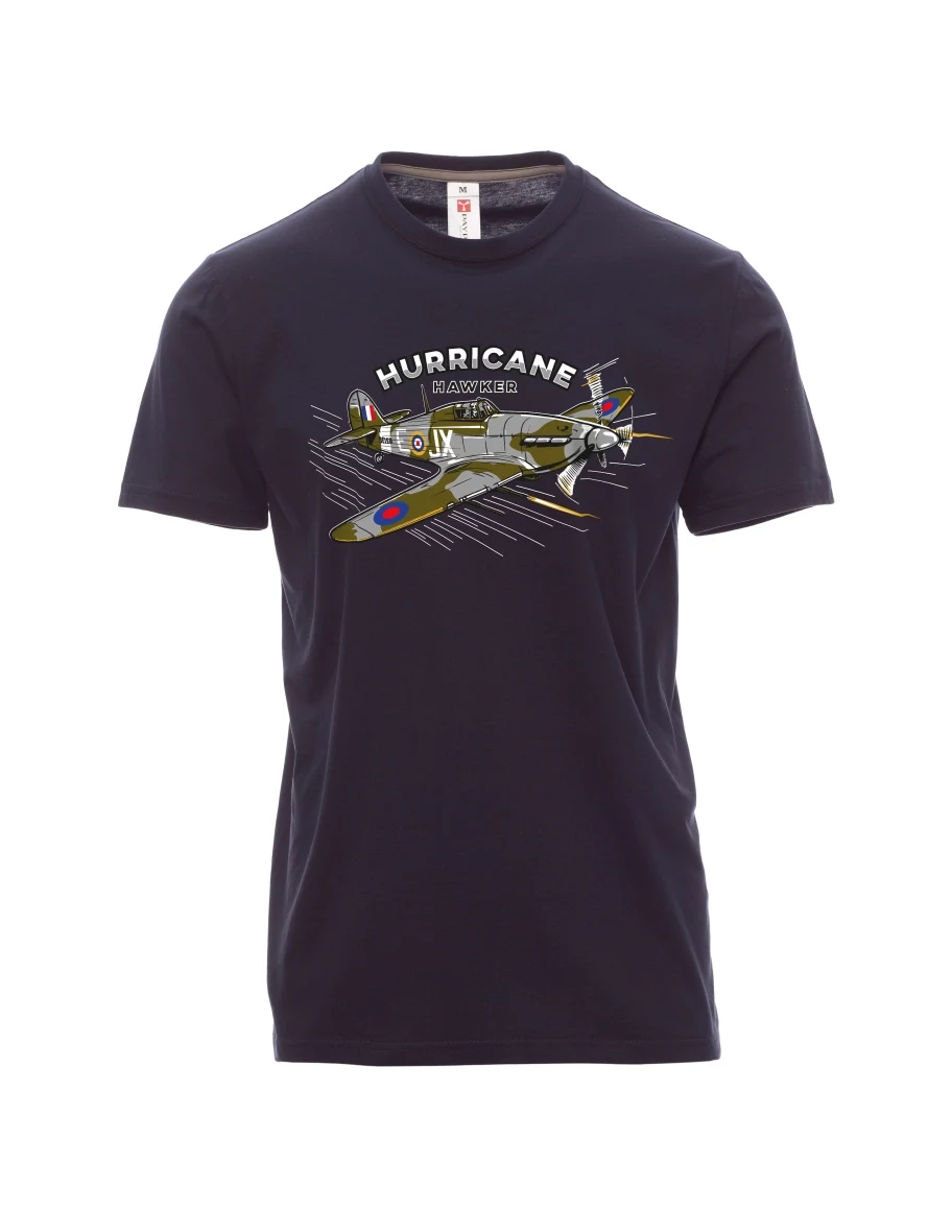Maglia da uomo marina militare Aereo Hurricane Hawker
