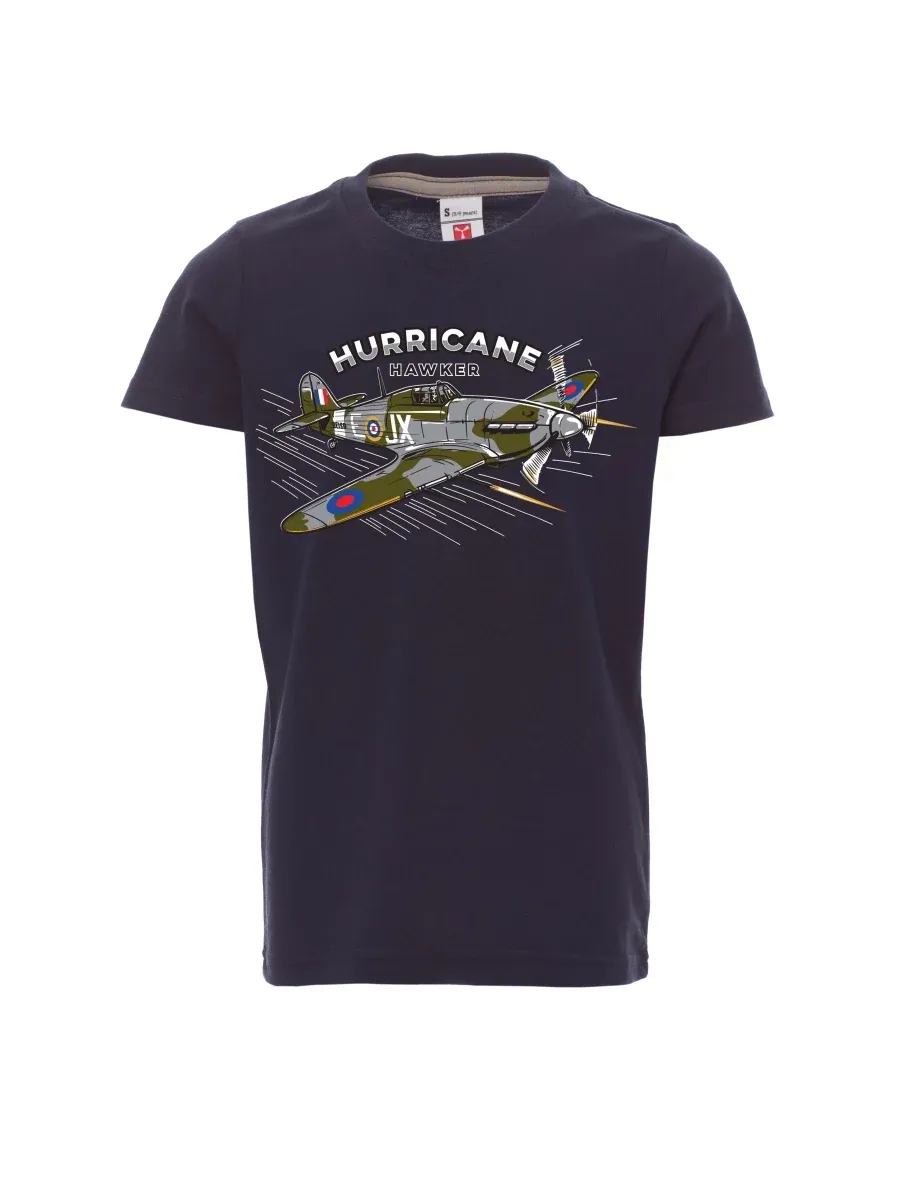 Maglia da bambino navy Aereo Hurricane Hawker