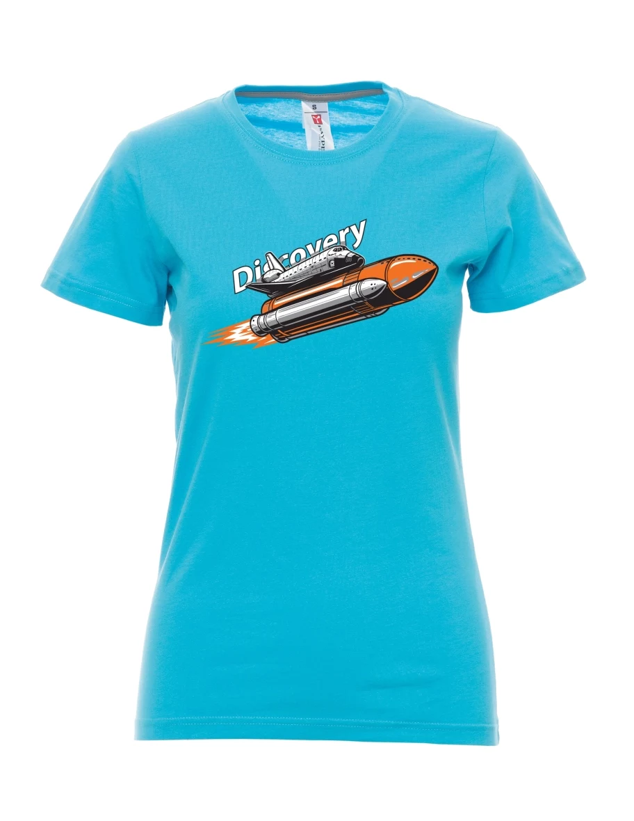 Maglia da donna colore attolo Space Shuttle Discovery