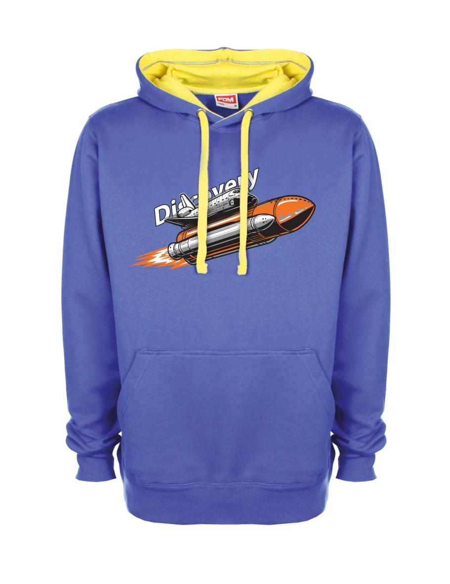 Felpa giallo-blu Space Shuttle Discovery