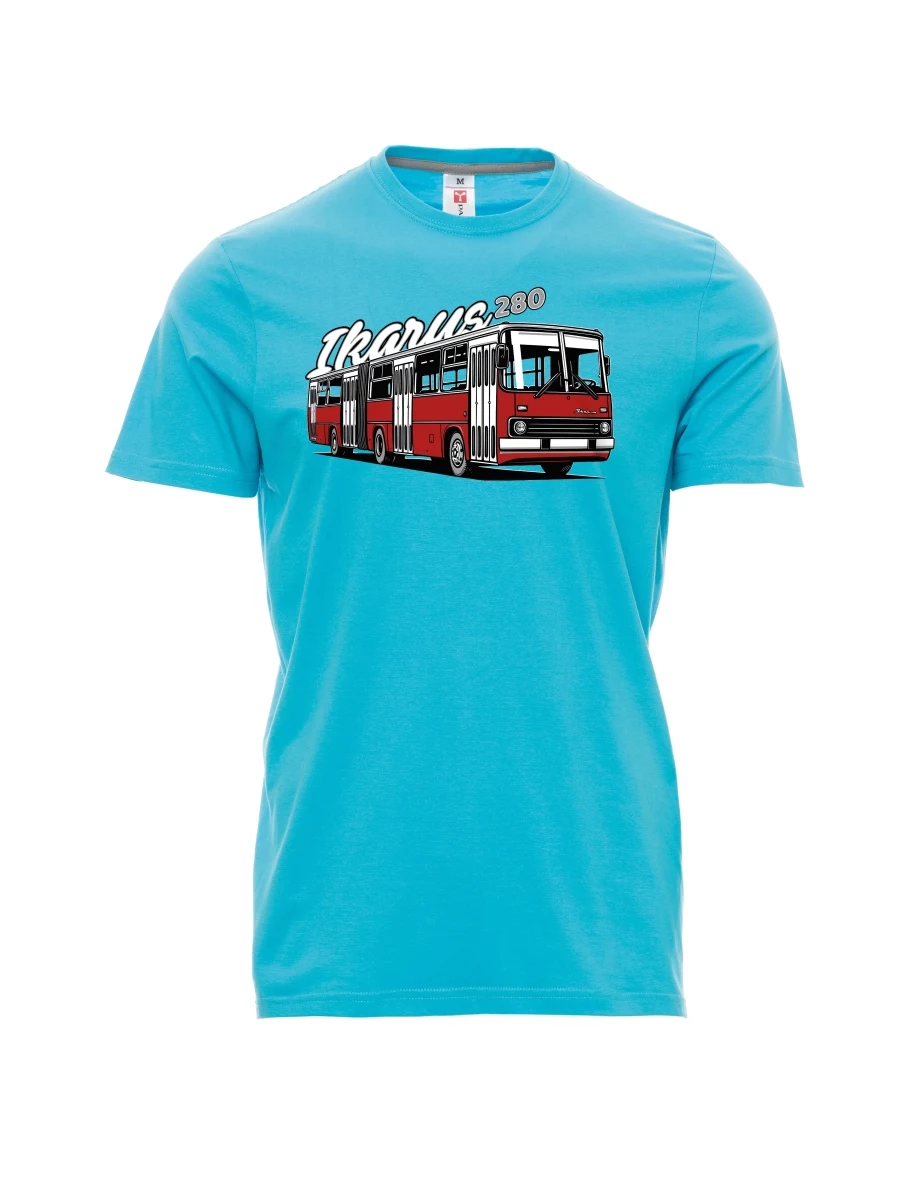 Maglia da uomo colore atollo Autobus Ikarus 280