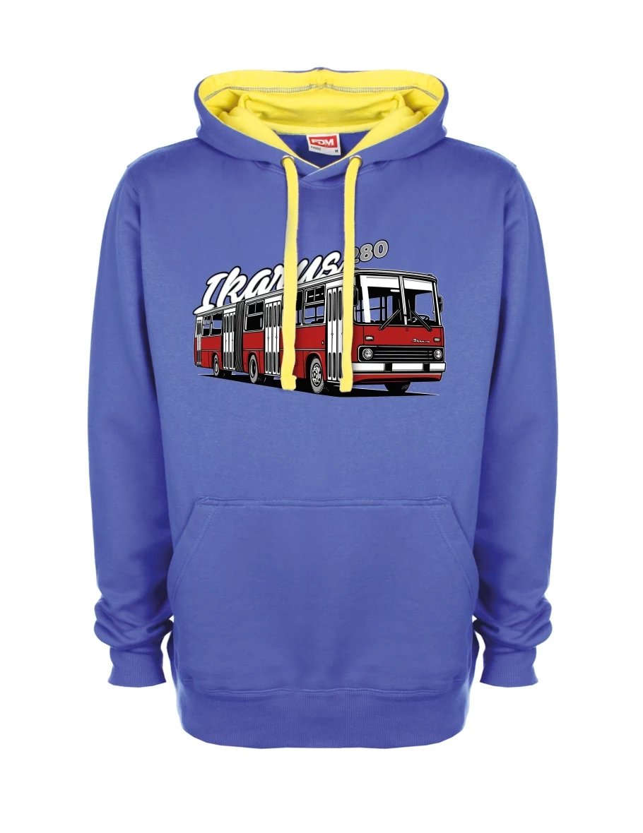 Felpa giallo-blu Autobus Ikarus 280