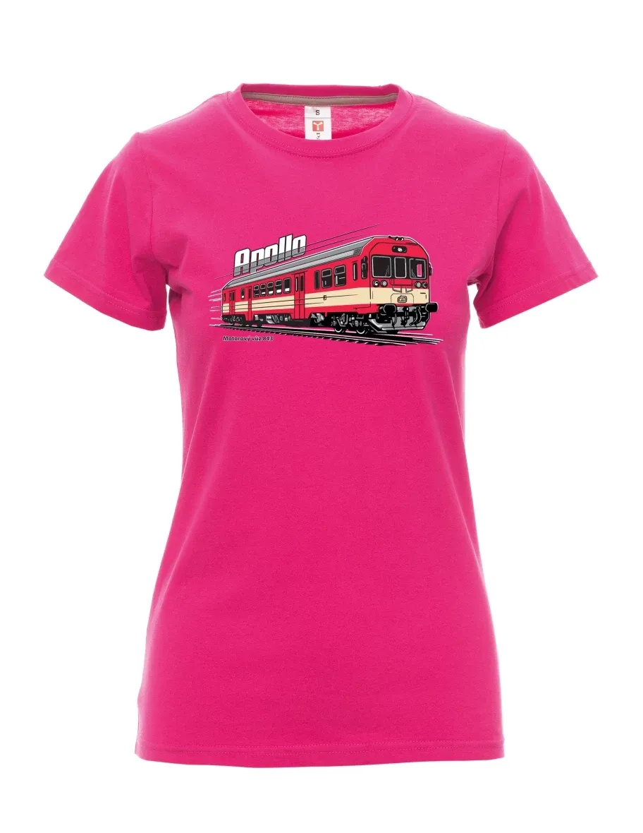 Maglia da donna rosa Automotrice 843 “Apollo”