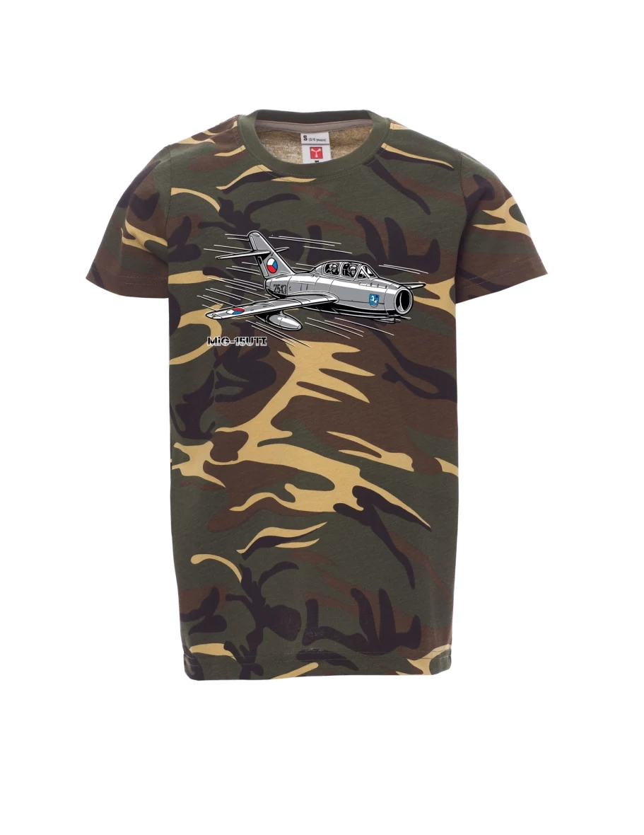 Maglia da bambino camuffare Aereo MiG-15UTI