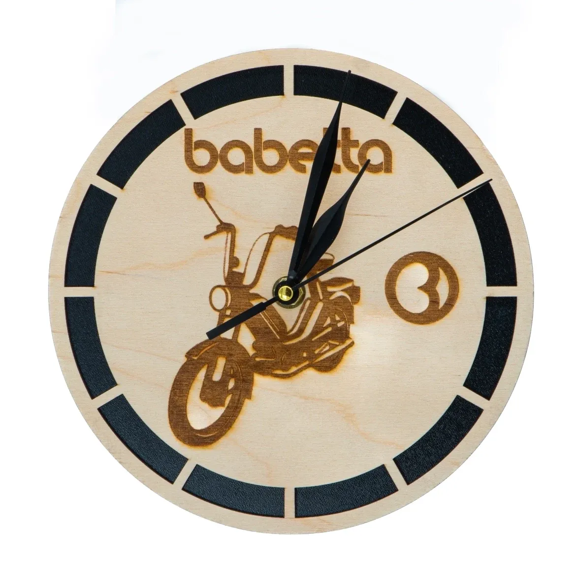 Orologio in legno Babeta