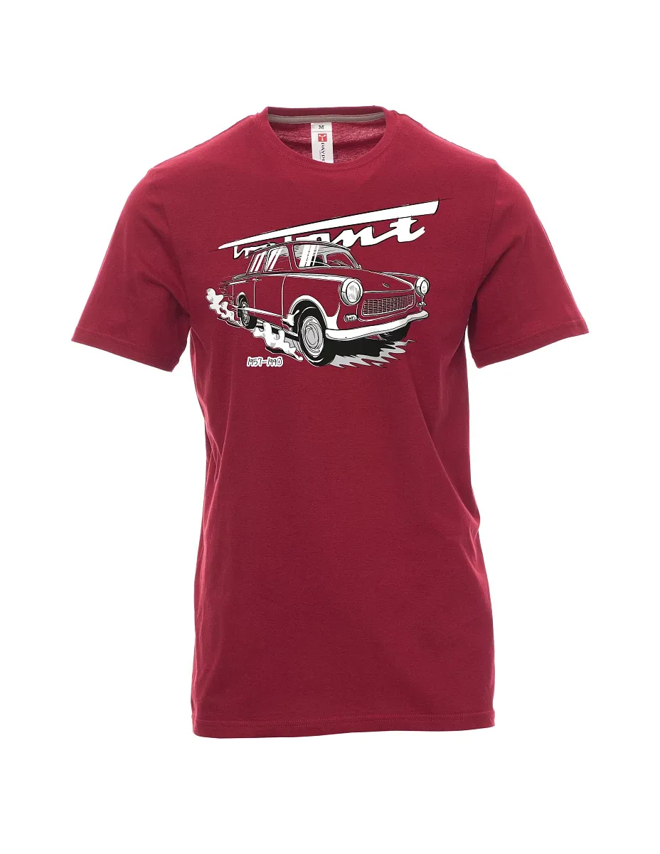 Maglia da uomo rosso scuro Trabi 601