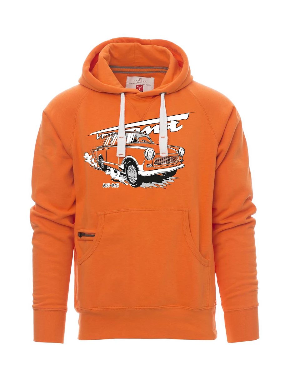 Felpa da uomo arancione Trabi 601