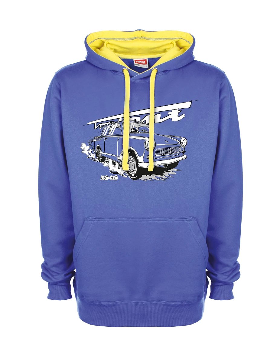 Felpa giallo-blu Trabi 601