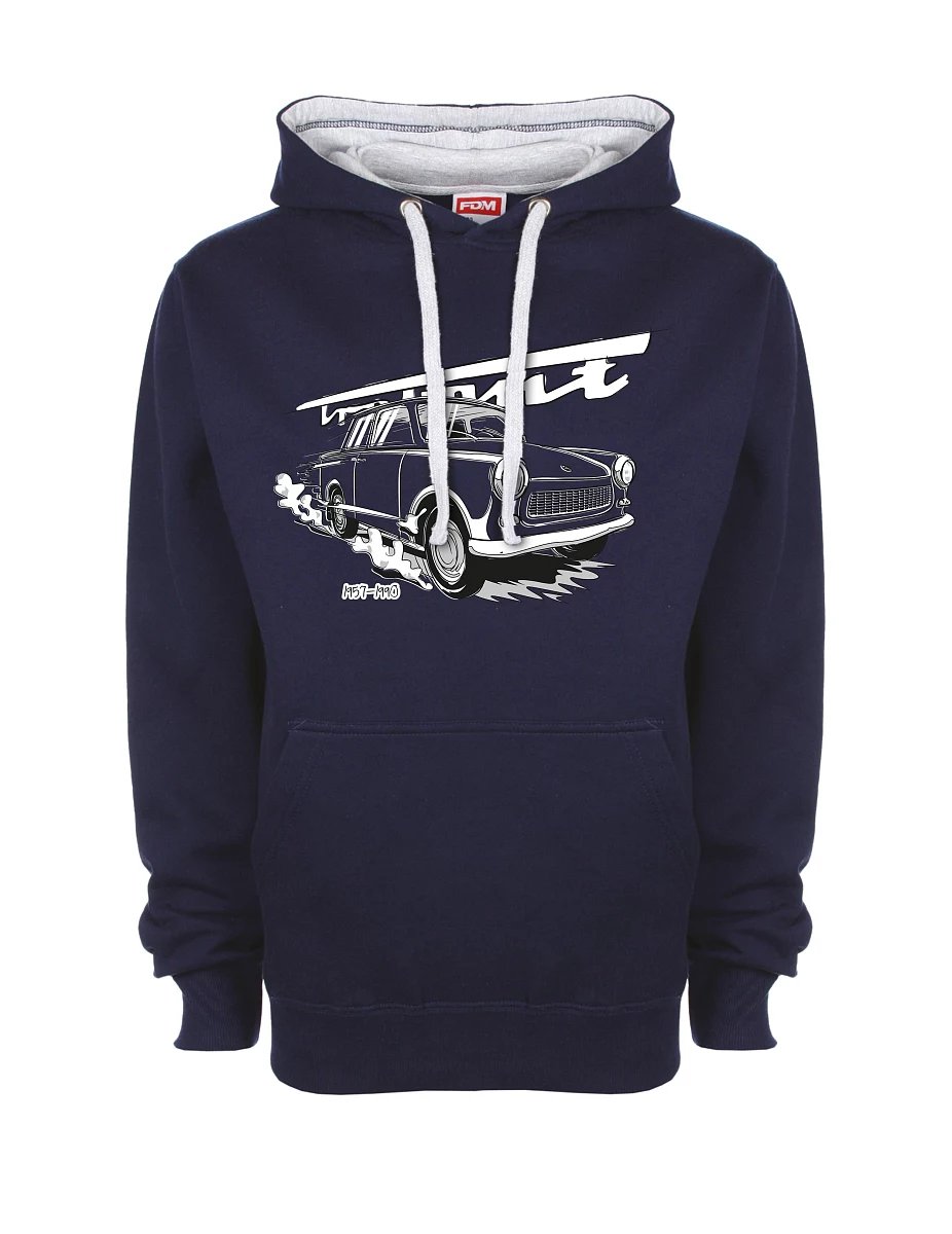 Felpa grigio-blu marino Trabi 601