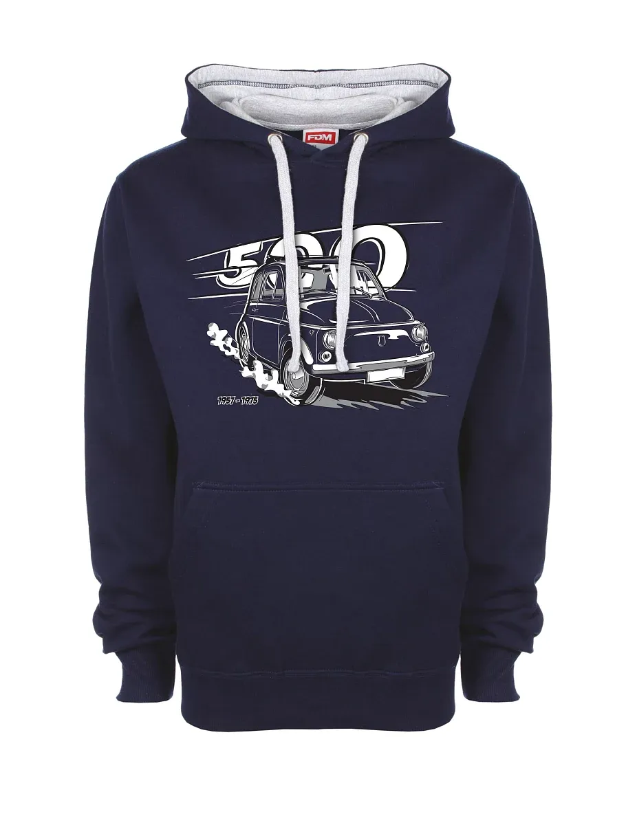Felpa grigio-blu marino Il veterano italiano F 500