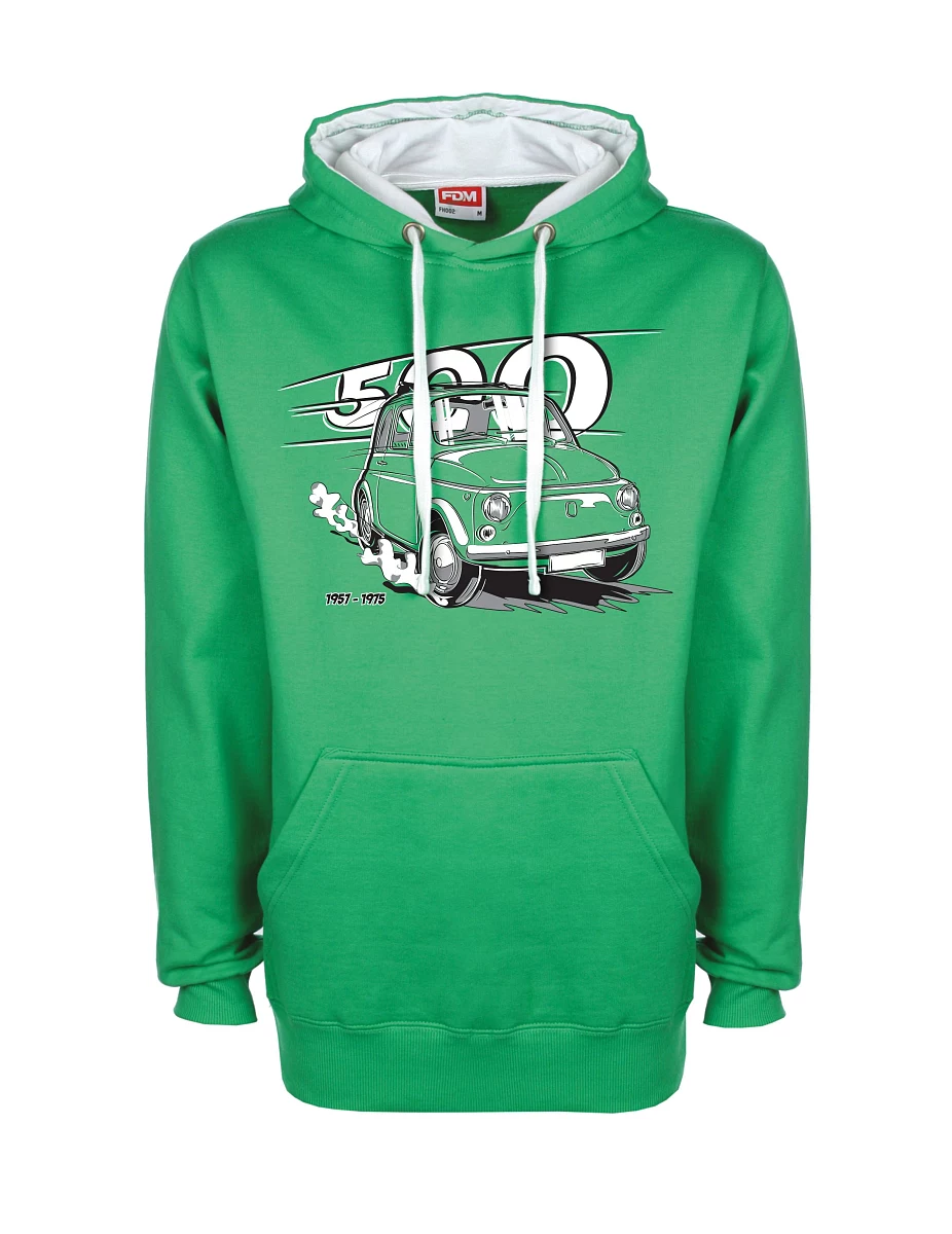 Felpa bianco-verde Il veterano italiano F 500