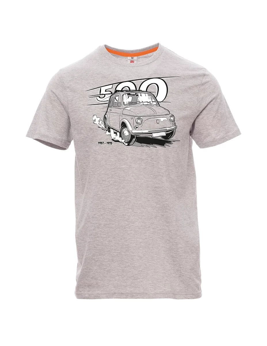 Maglia da uomo grigio melange Il veterano italiano F 500