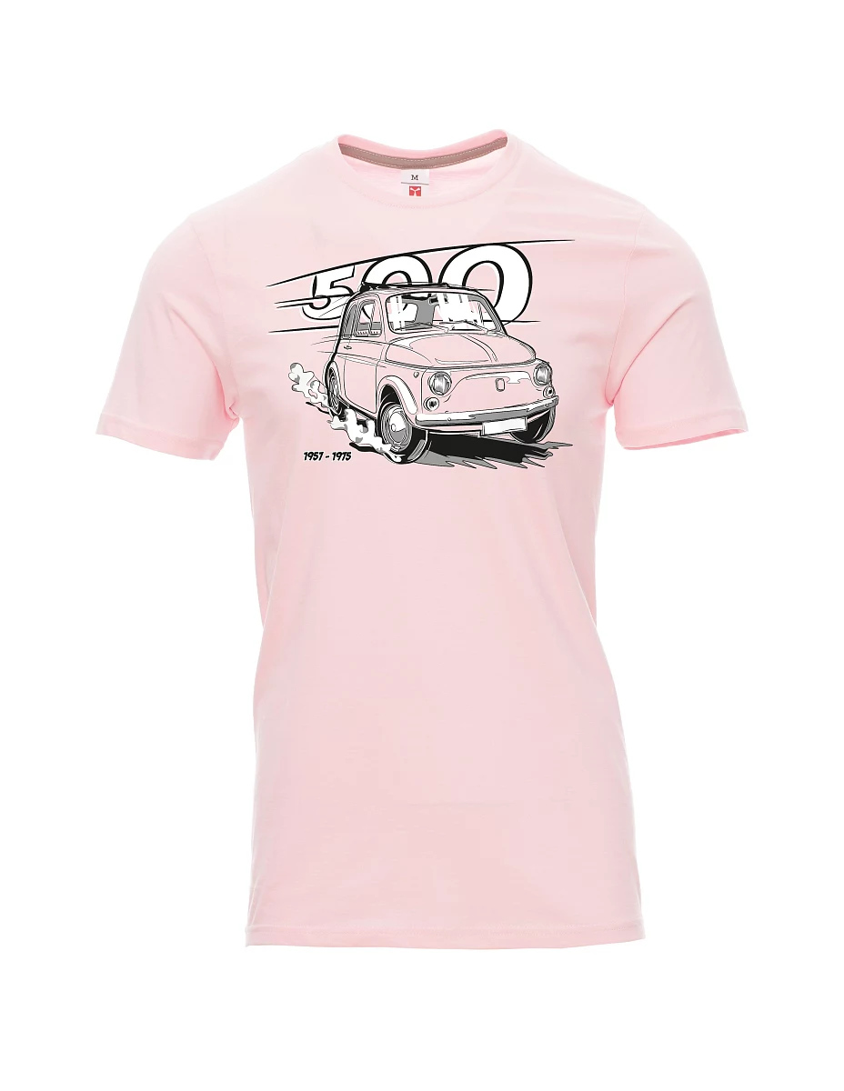 Maglia da uomo rosa chiaro Il veterano italiano F 500