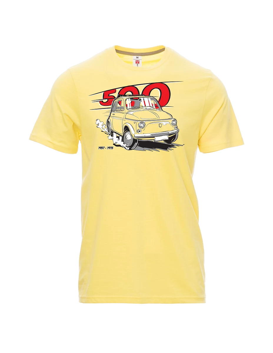 Maglia da uomo giallo chiaro Il veterano italiano F 500