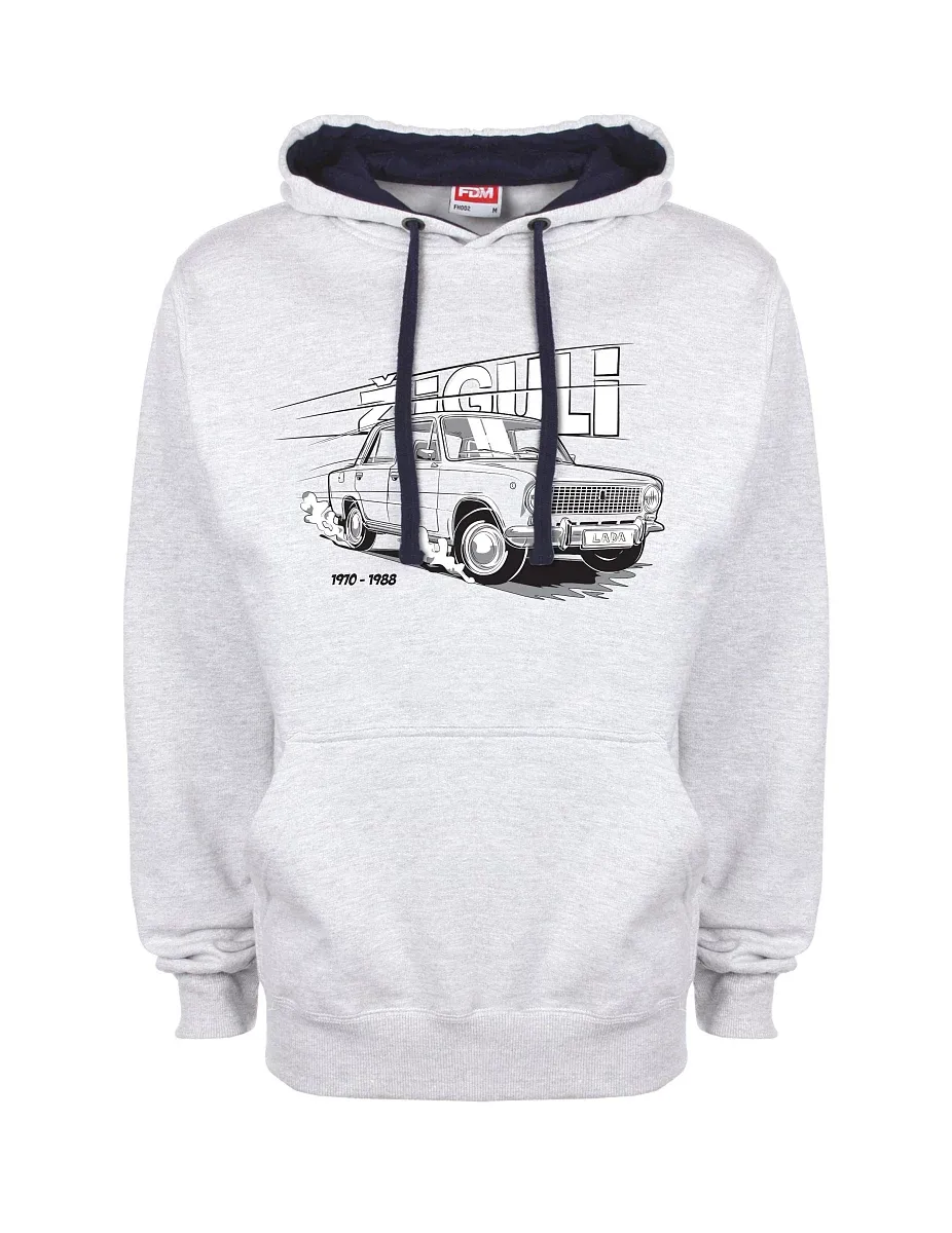 Felpa blu-grigio Lada-Žiguli