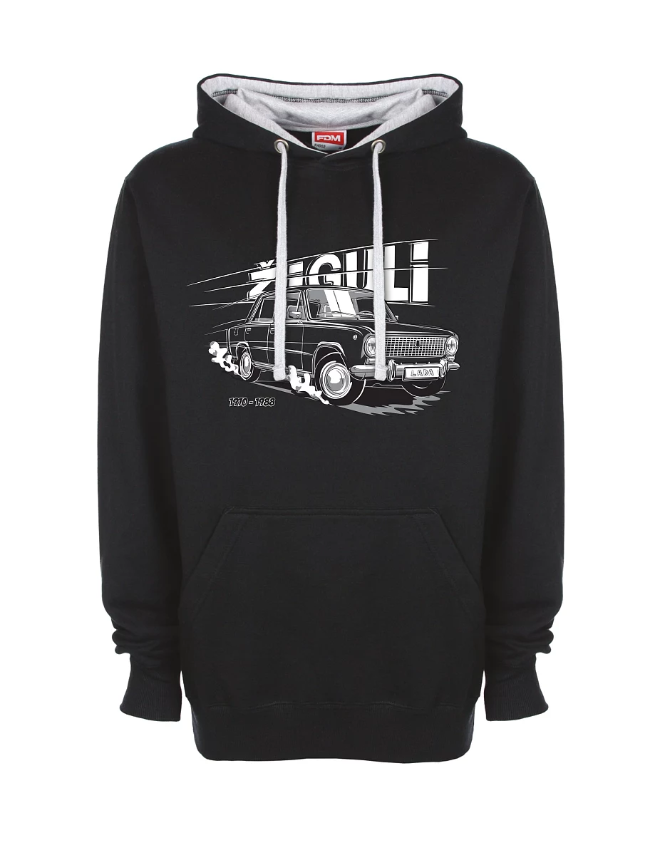 Felpa grigio-nera Lada-Žiguli