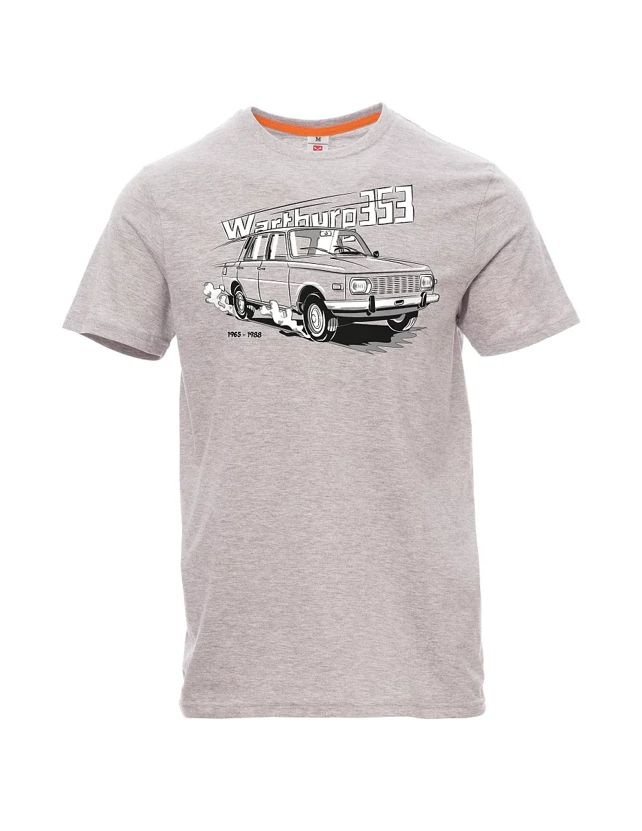 Maglia da uomo grigio melange Wartburg 353