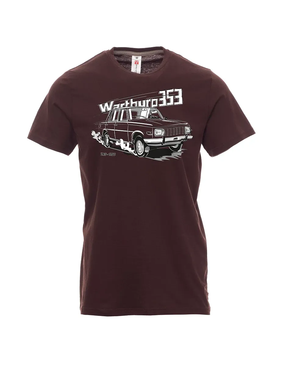 Maglia da uomo marrone scuro Wartburg 353